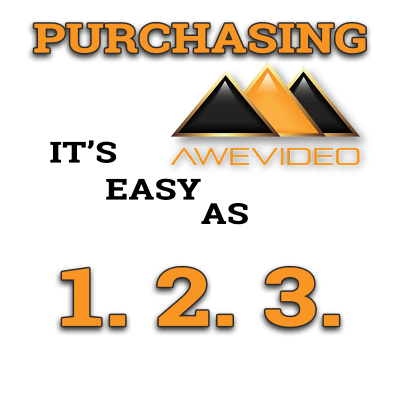 Purchasing Highlight Video: Easy As 1. 2. 3. at Awe Video LLC.