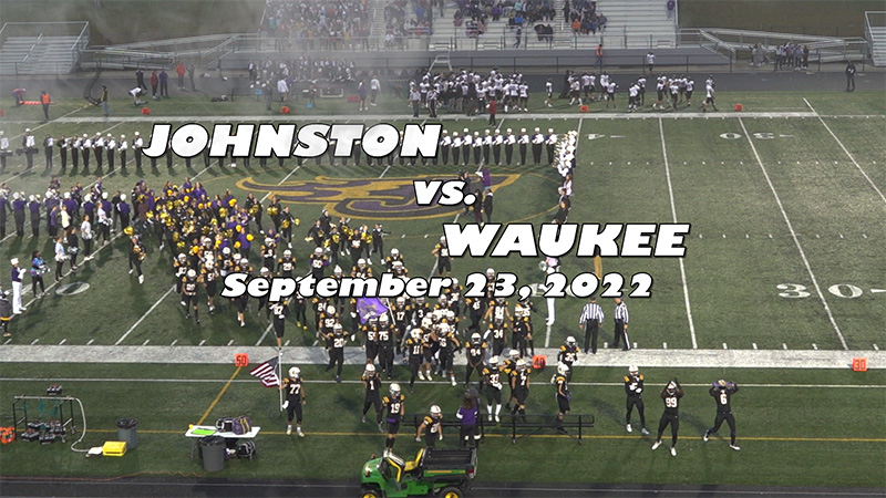 Johnston vs. Waukee Football Plays of the Game video.