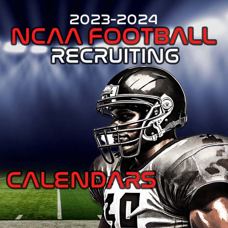 NCAA Football Recruiting Calendars 20232024 [Simplified]