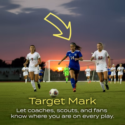 Highlight Video Packages Page Icon image of girls running towards soccer ball.